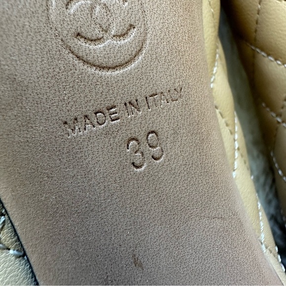 CHANEL women heel shoes size 39 EU Authentic Retail 1250$ - Picture 9 of 11